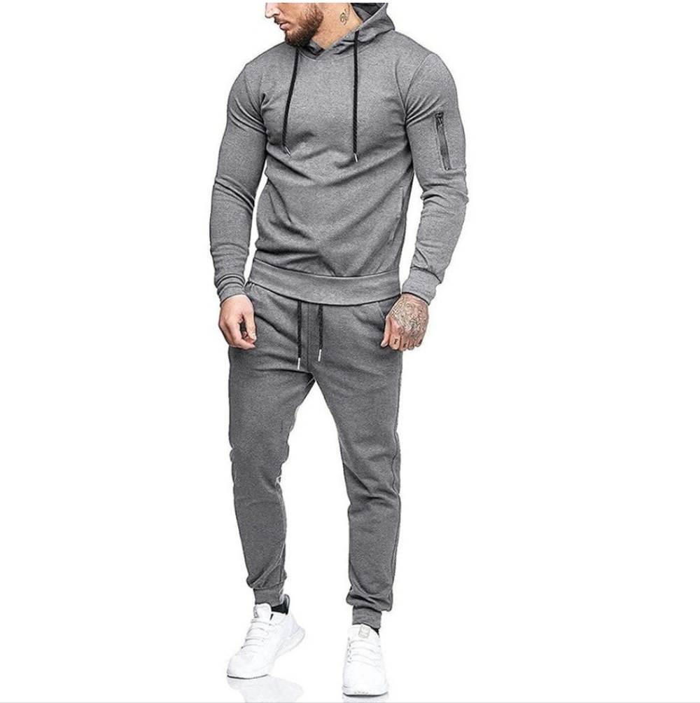 NWT Coofandy Tracksuit 2pc Hooded Sweatshirt with Joggers Size L